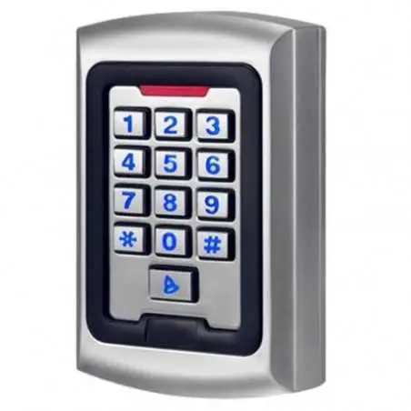 Teclado + RFID con relé, alarma y timbre — AC102