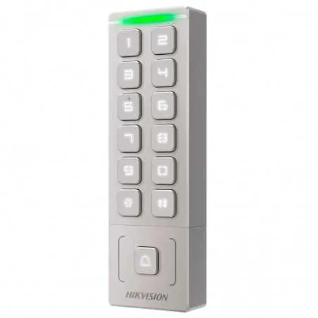 Lector exterior Mifare + PIN — Hikvision DS-K1T809MX