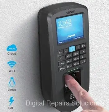 Acceso mediante huella dactilar instalación en Guadalajara — Digital Repairs Soluciones