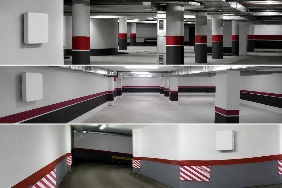 Parking empresarial de 3 plantas en Las Rozas con repetidor 4G instalado — Digital Repairs