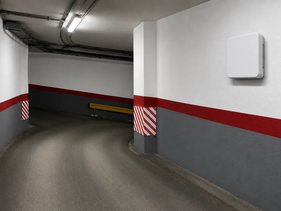 Parking de obra nueva en Boadilla del Monte con rampa y repetidor 4G para cargadores ZE-Ready