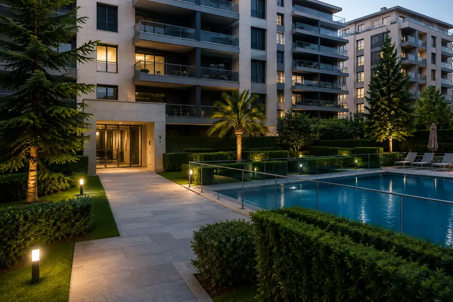 Edificio residencial en Madrid con sistema de avisador sistema DR para trasteros instalado